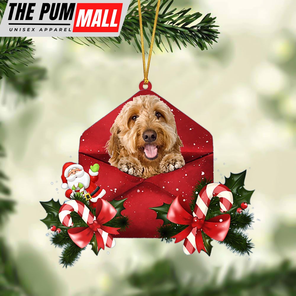 Goldendoodle Christmas Letter Ornament – Car Ornament – Gifts For Pet Owners Limited Edition