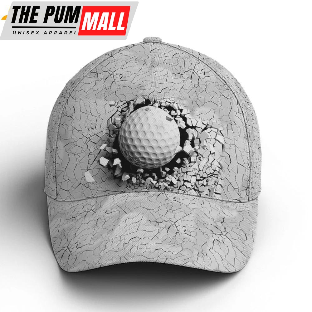 Golf Ball Breaking Pattern Classic Baseball Cap