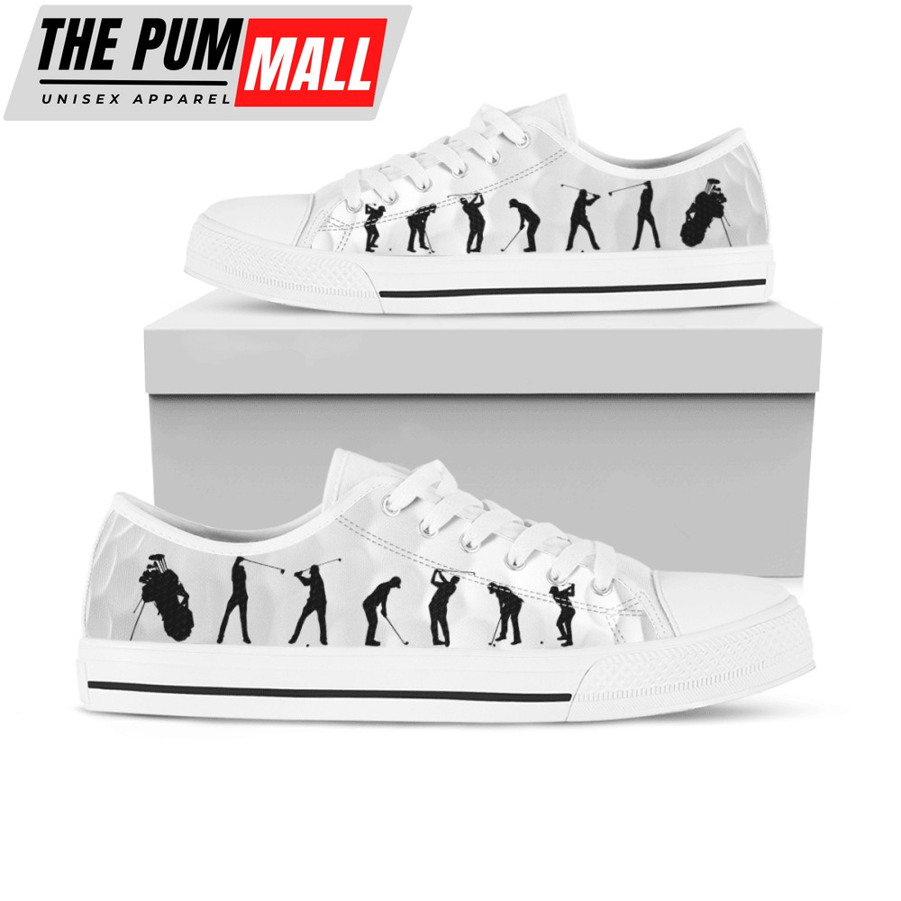 GOLF LOVERS WHITE LOW TOP SHOES SN13052105