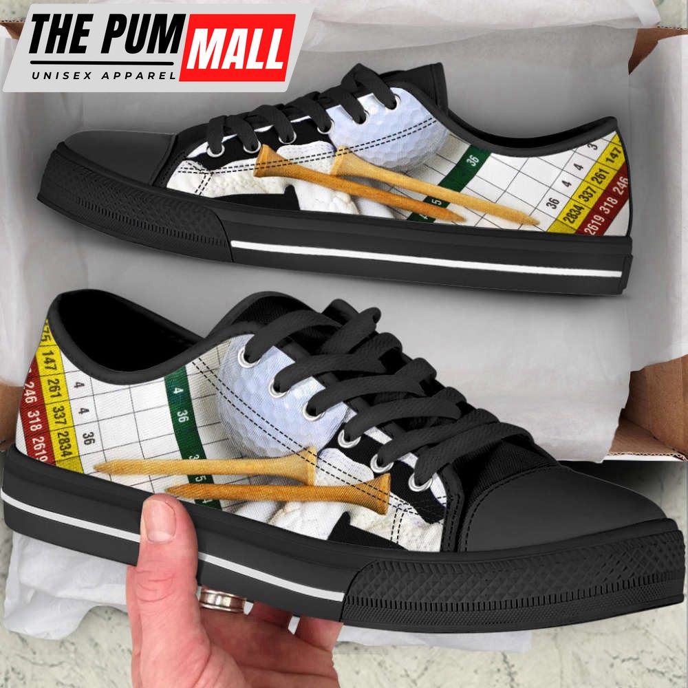 golf-tee-scorecard-low-top-shoes-canvas-print-lowtops-trendy-fashion-r34lufaa Golf Tee & Scorecard Low Top Shoes Canvas Print Lowtops: Trendy Fashion