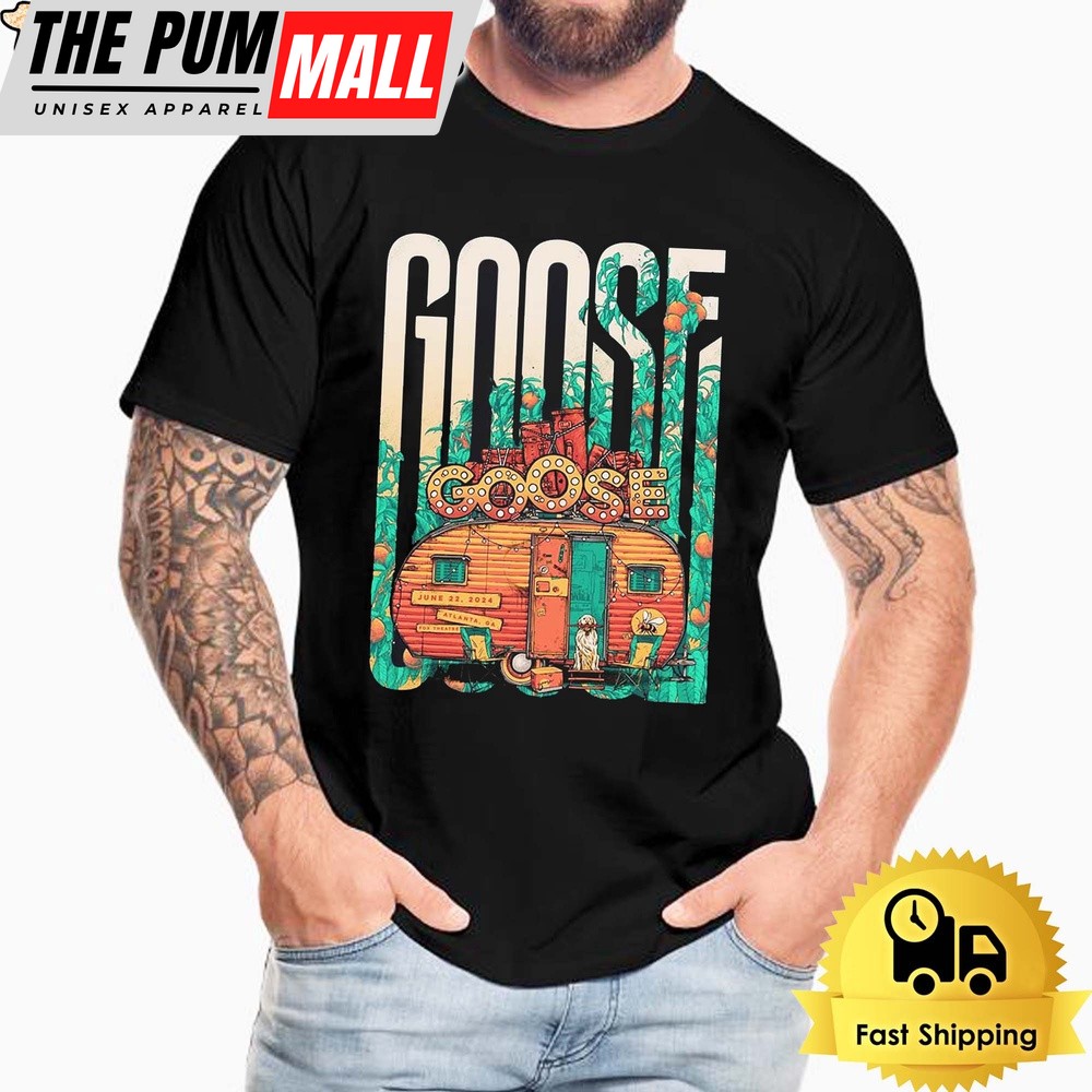 Goose Poster For The Show In Atlanta GA Night Two At Fox Theatre On June 22th 2024 Unisex T-Shirt