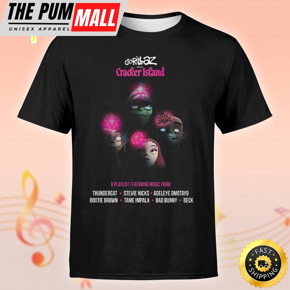 Gorillar Presents Cracker Island Basic Unisex T-Shirt