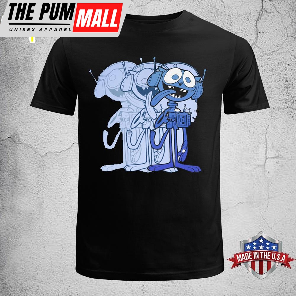 Gorillaz Cat Play Ringer Unisex T-Shirt