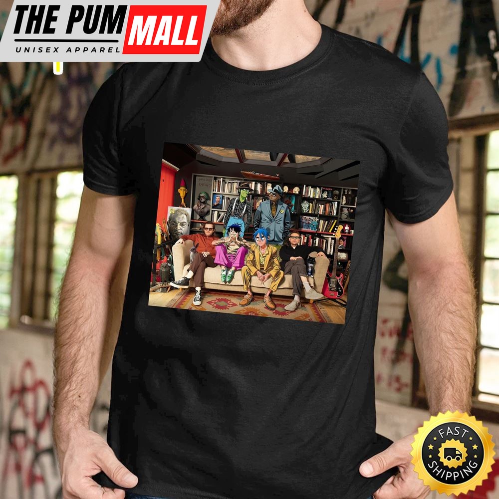 gorillaz-live-2025-paycom-center-bethany-november-3-2025-unisex-t-shirt-54nttmj8 Gorillaz Live 2025 Paycom Center Bethany November 3 2025 Unisex T-Shirt