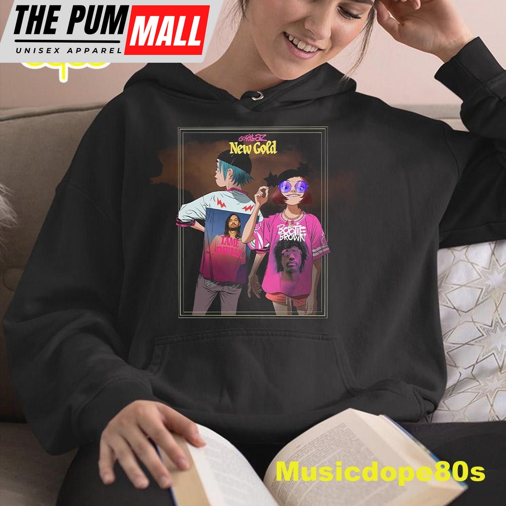 Gorillaz New Gold North America Tour 2022 3d Shirt All Over Print