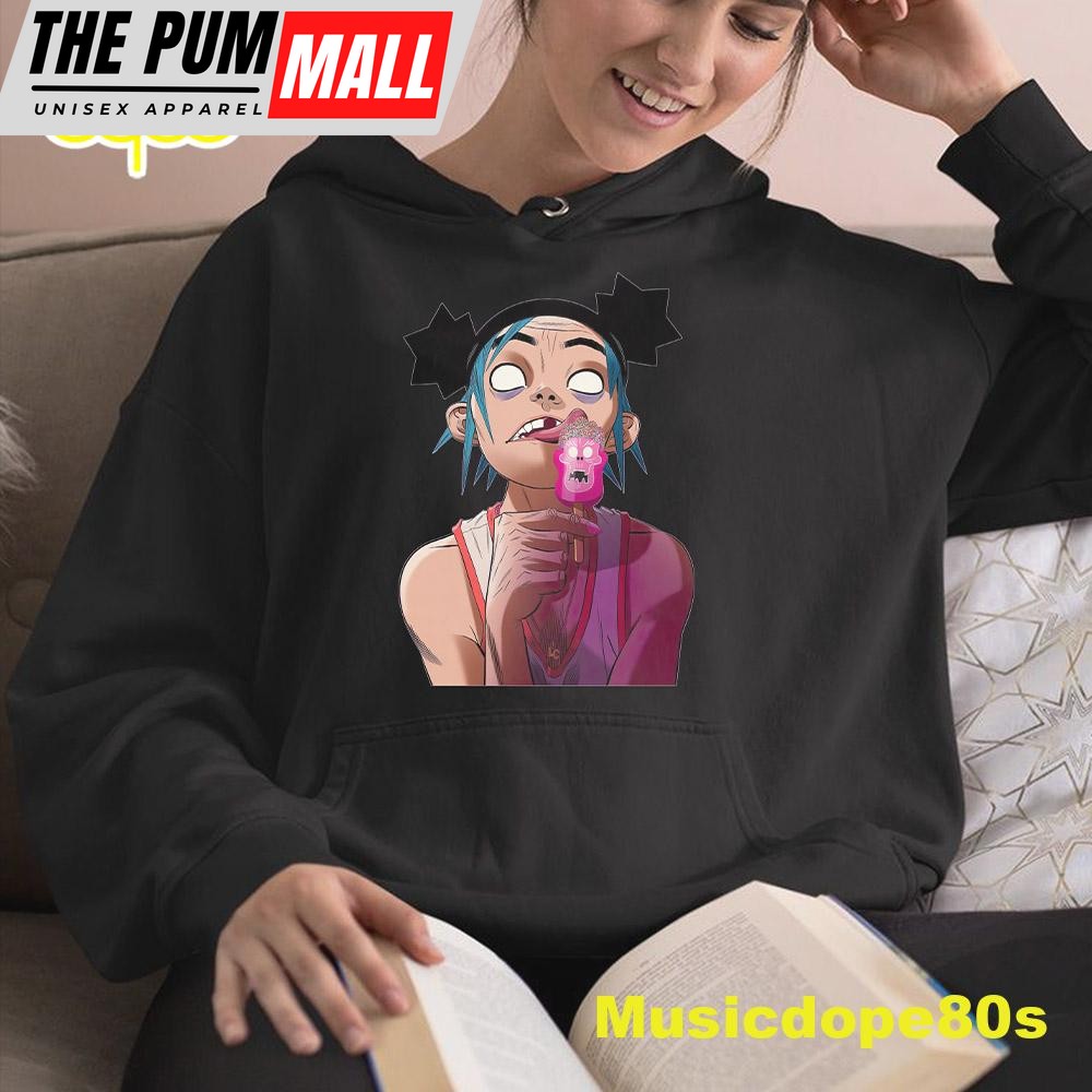 Gorillaz North America Tour 2022 Stuart Harold 2d Pot 3d Shirt All Over Print