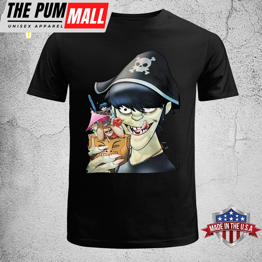 Gorillaz Pirate Cocktail Unisex T-Shirt