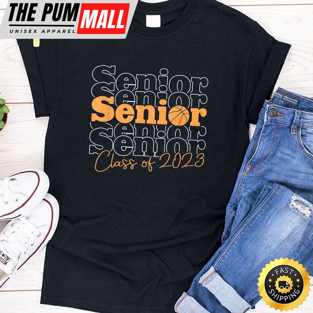 Graduate Senior Class of 2025 Basketball Player Graduation T-Shirt
