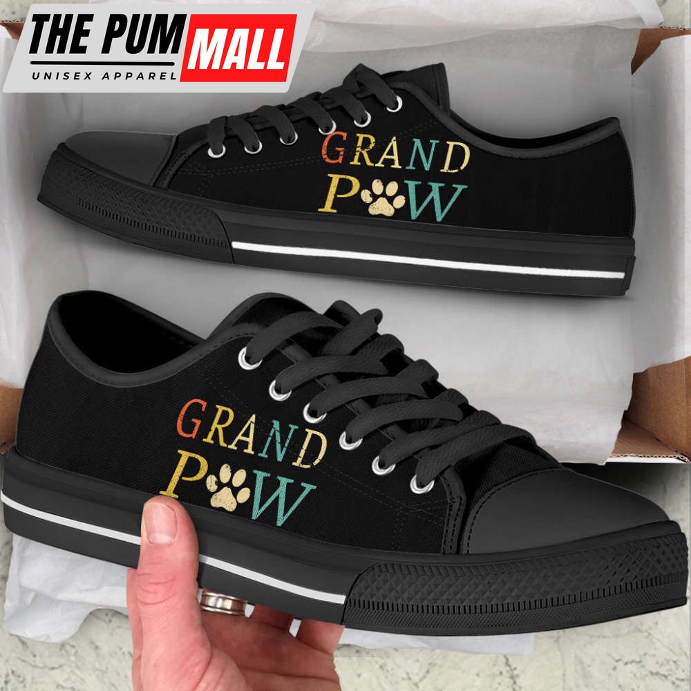 Grand Paw Color Low Top Shoes Canvas Sneakers Casual Shoes