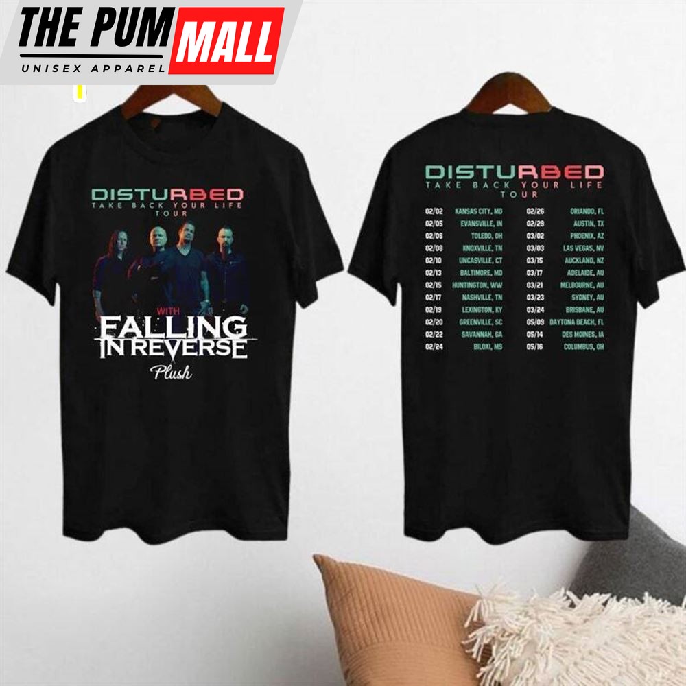 Graphic Disturbed 2024 Tour Shirt, Disturbed Take Back Your Life Tour 2024 Shirt