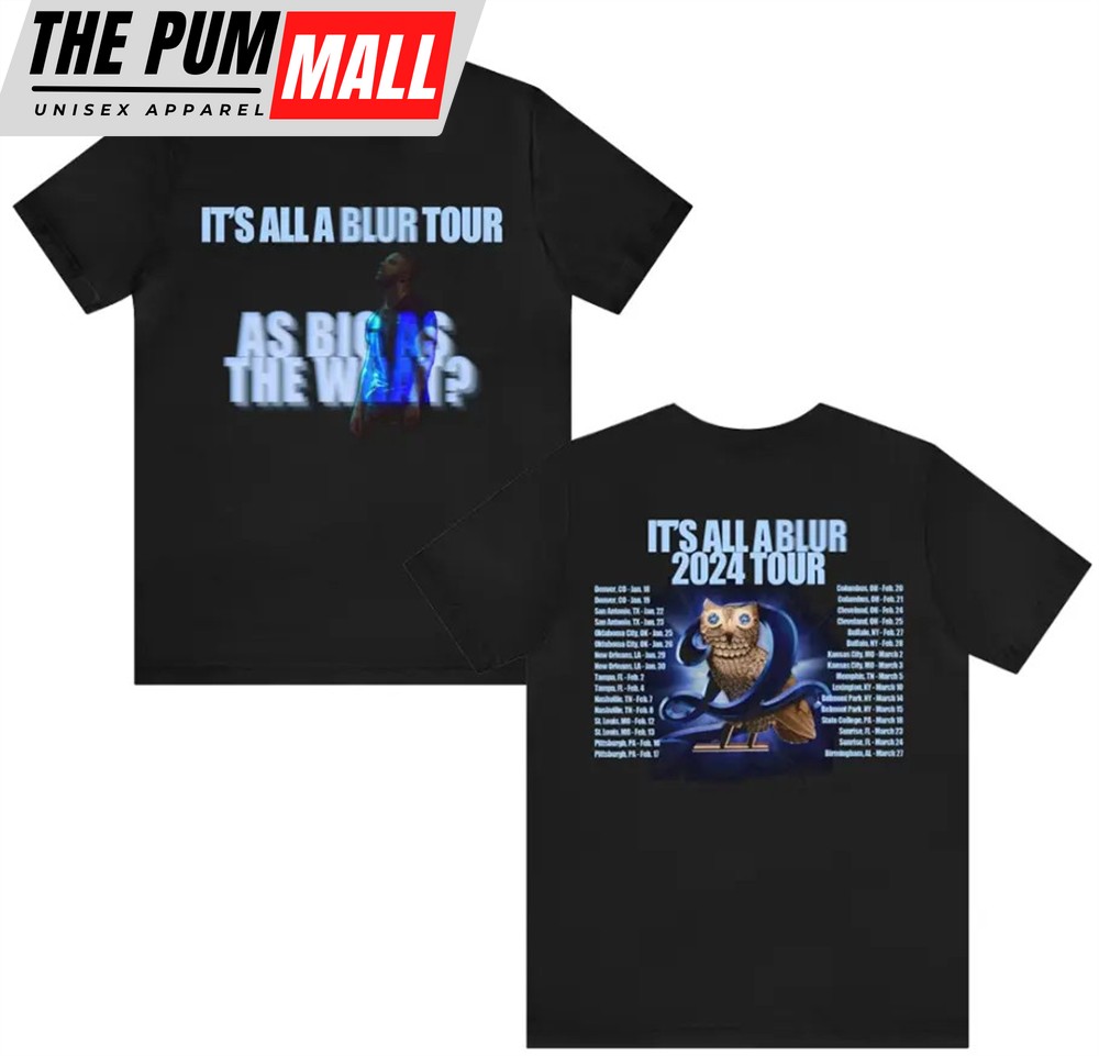 Graphic Drake J Cole Big As The What Tour 2024 T-Shirt Size For Fans