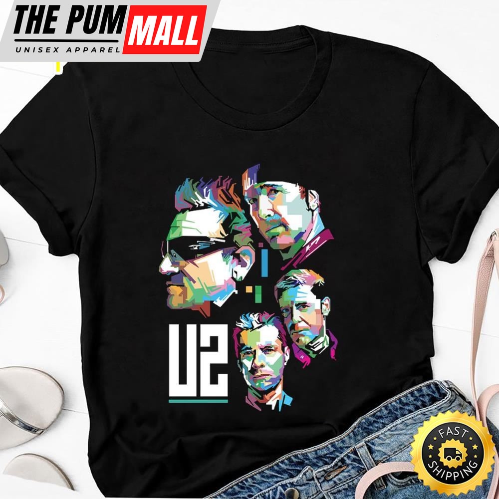 Graphic U2 Band Shirt Achtung Baby U2 T-Shirt Classic Rock