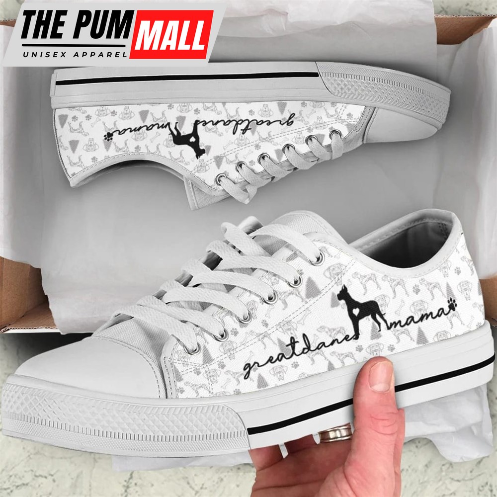 Great Dane Low Top Shoes – Sneaker For Dog Walking – Dog Lovers Gifts for Him or Her