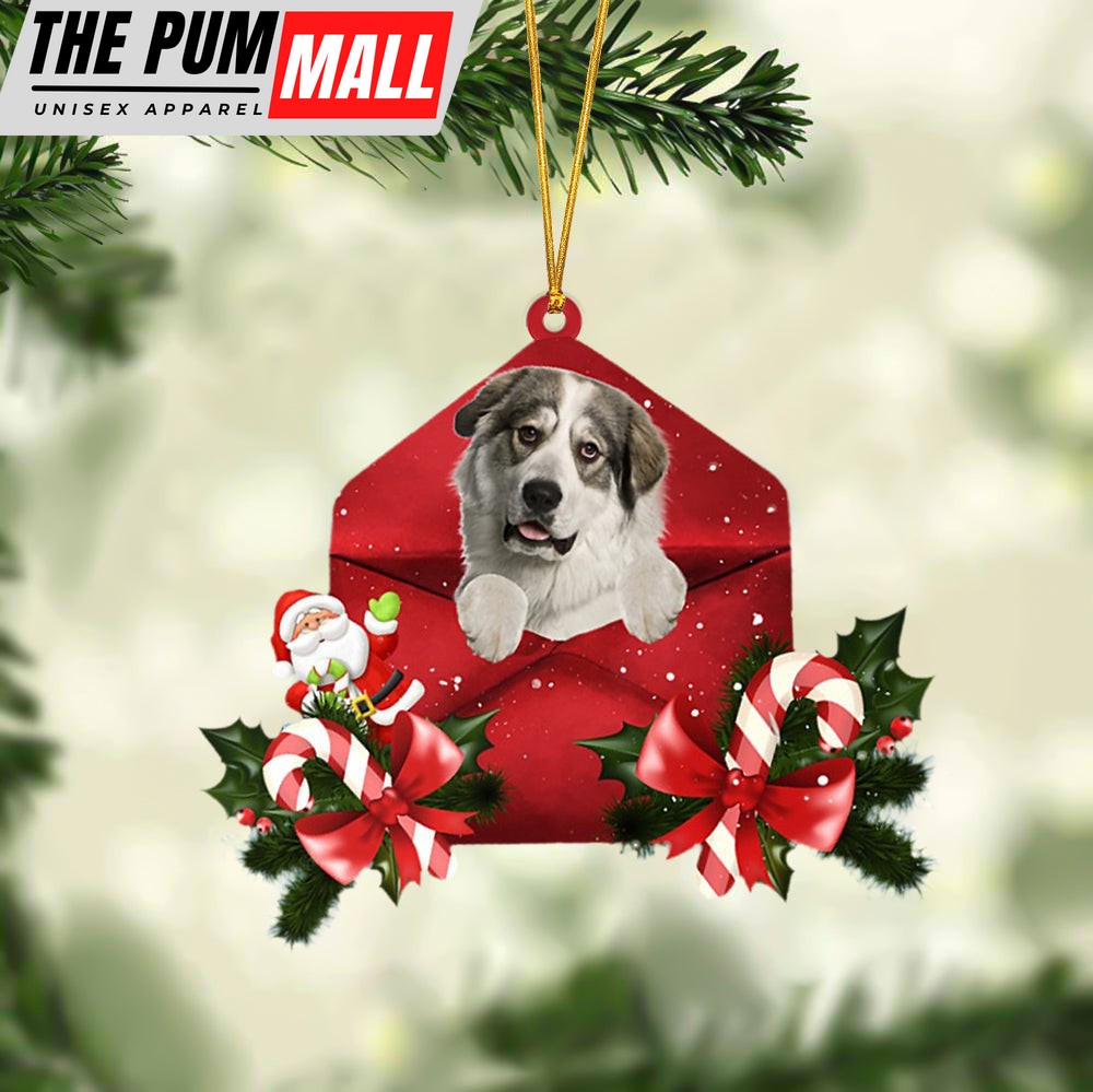 Great Pyrenees Christmas Letter Ornament – Car Ornament – Gifts For Pet Owners Limited Edition