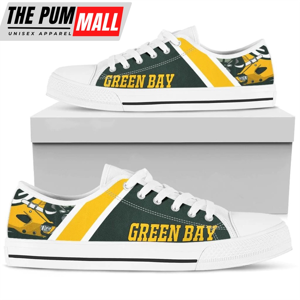 Green Bay Casual Low Top Sneakers