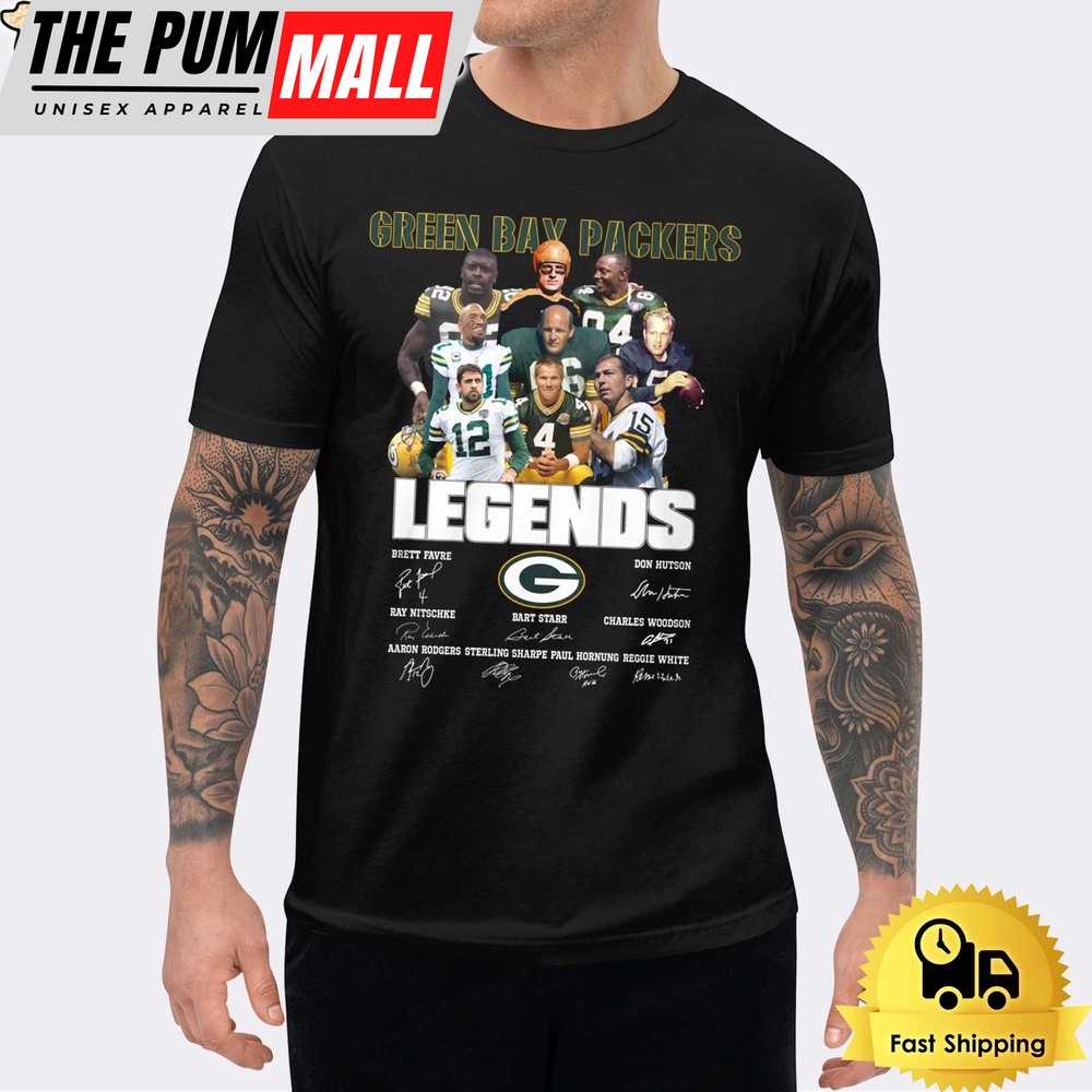 Green Bay Packers Legendary History Signature Unisex T-Shirt