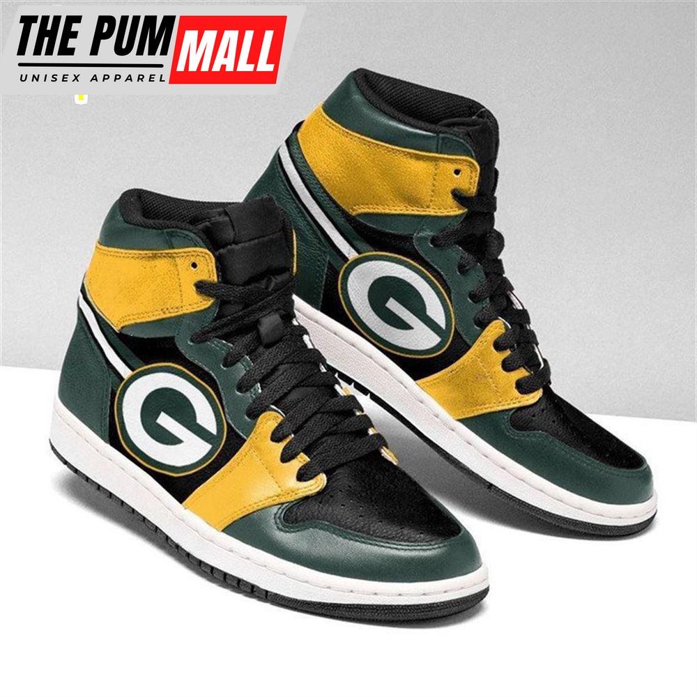 Green Bay Packers Nfl Air Jd Shoes Sport Sneaker Boots Shoes For Men Women