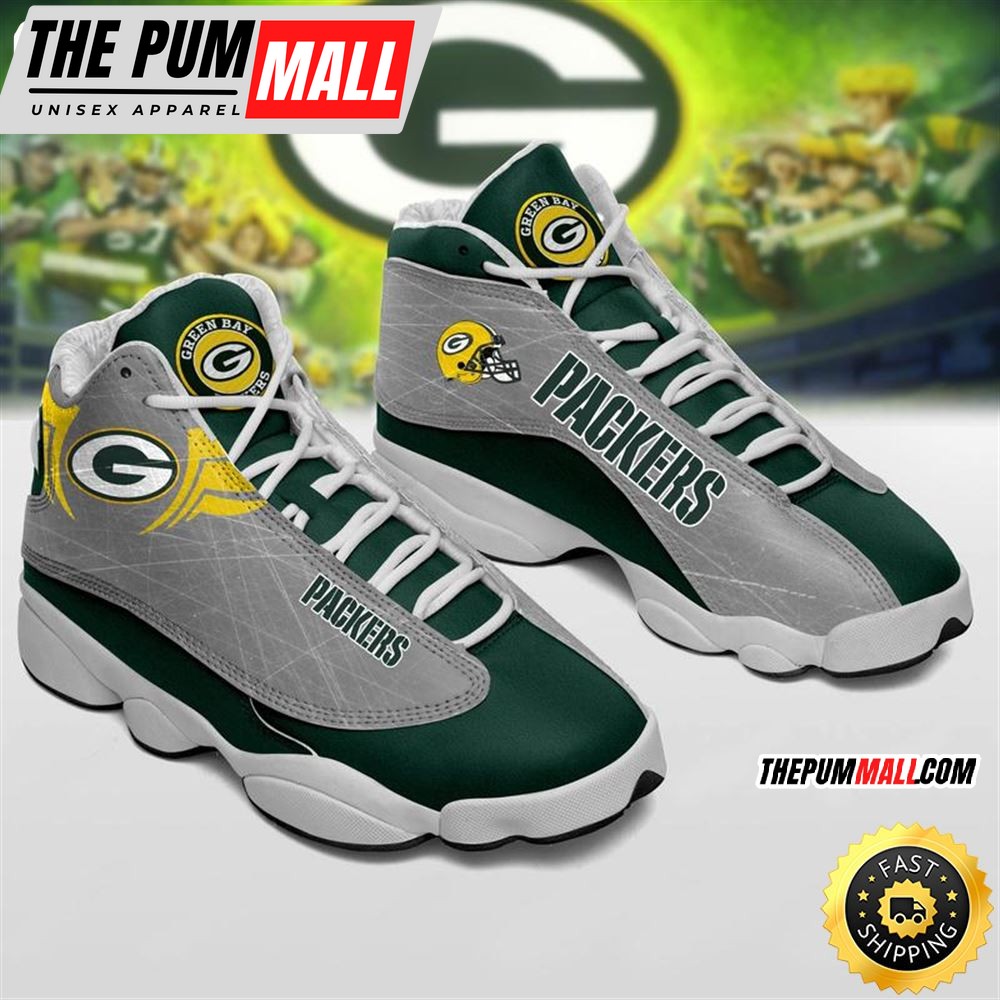 Green Bay Packers Nfl Ver 1 Air Jd 13 Sneaker