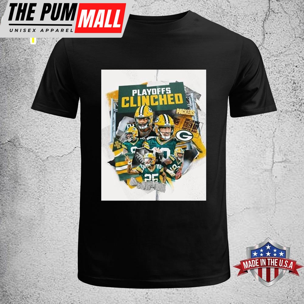 Green Bay Packers Playoffs Clinched Unisex T-Shirt