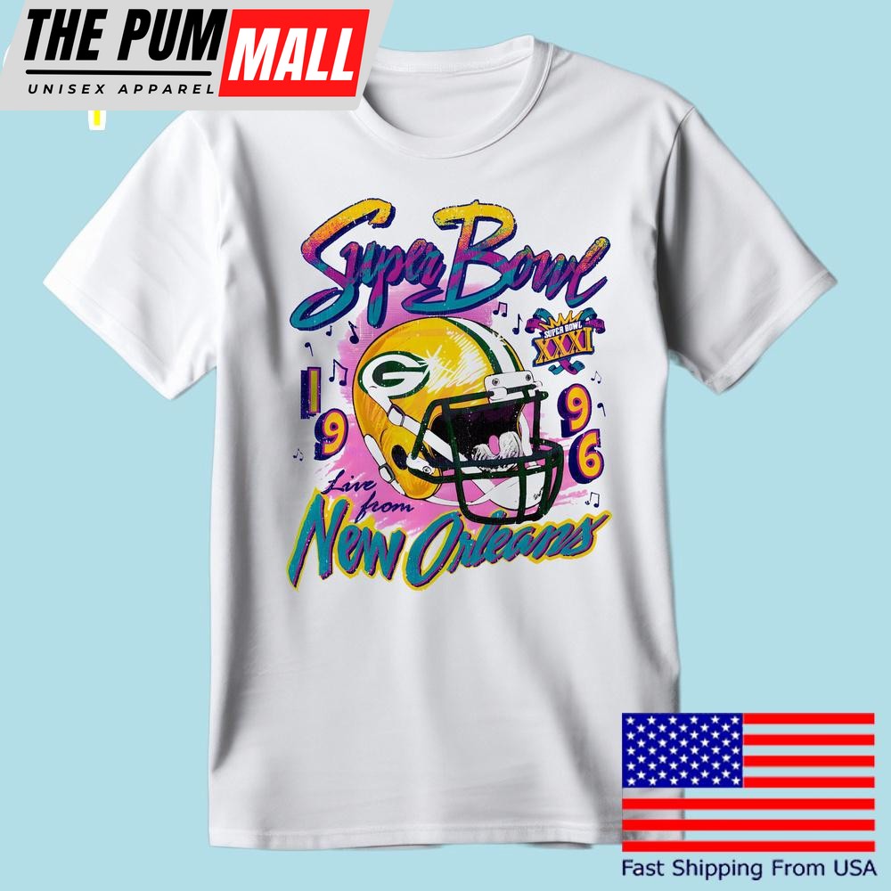 Green Bay Packers Super Bowl Champion New Orleans 1996 T Shirt