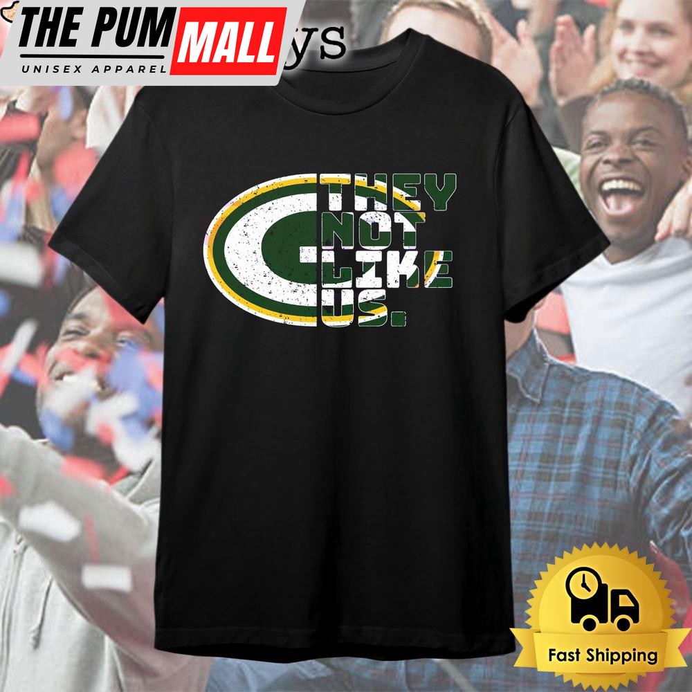 Green Bay Packers They Not Like Us T Shirt