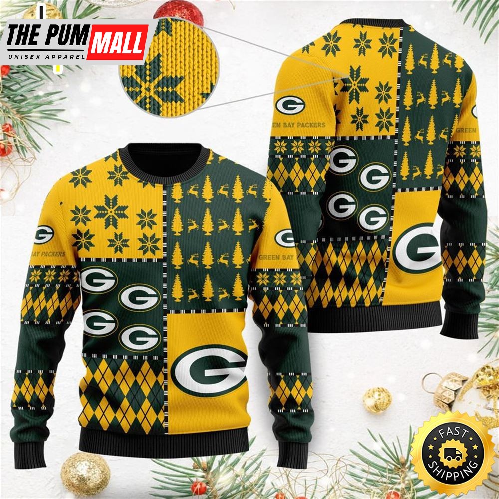 Green Bay Packers Ugly Christmas Sweaters
