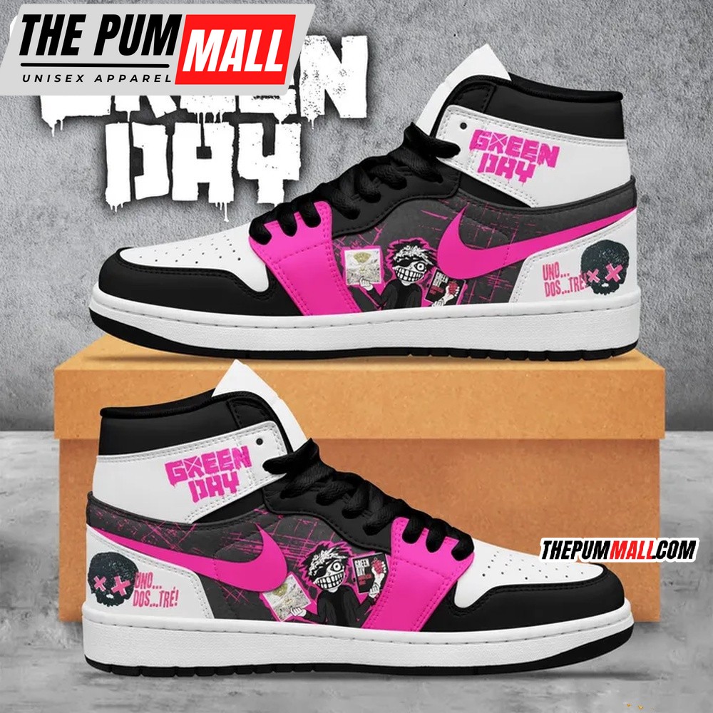 Green Day Air Jd 1 Hightop Shoes