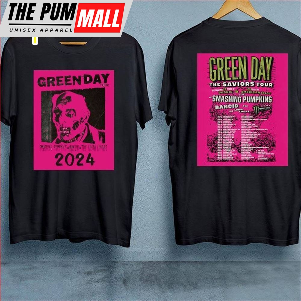 Green Day The Saviors 2024 Tour T-Shirt Gift For Fans