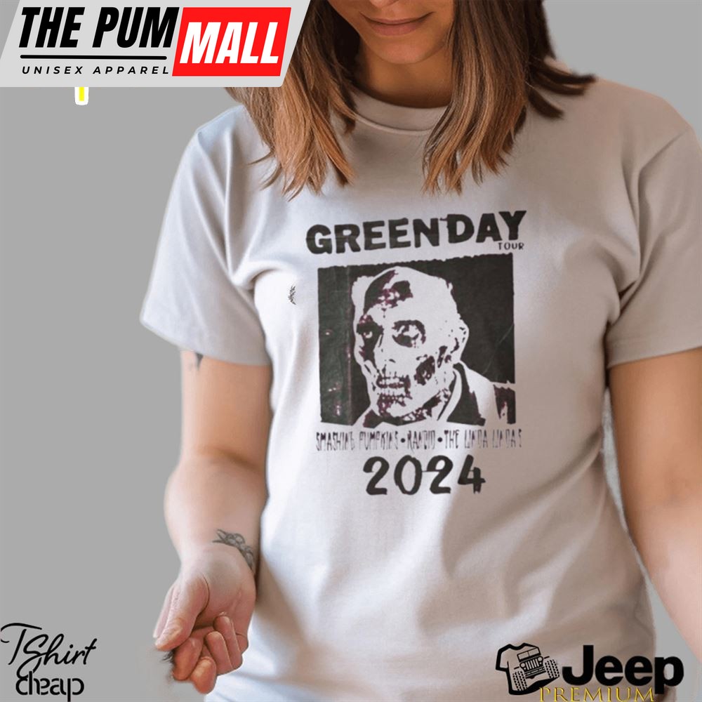 Green Day The Saviors 2025 Tour White Unisex T Shirt