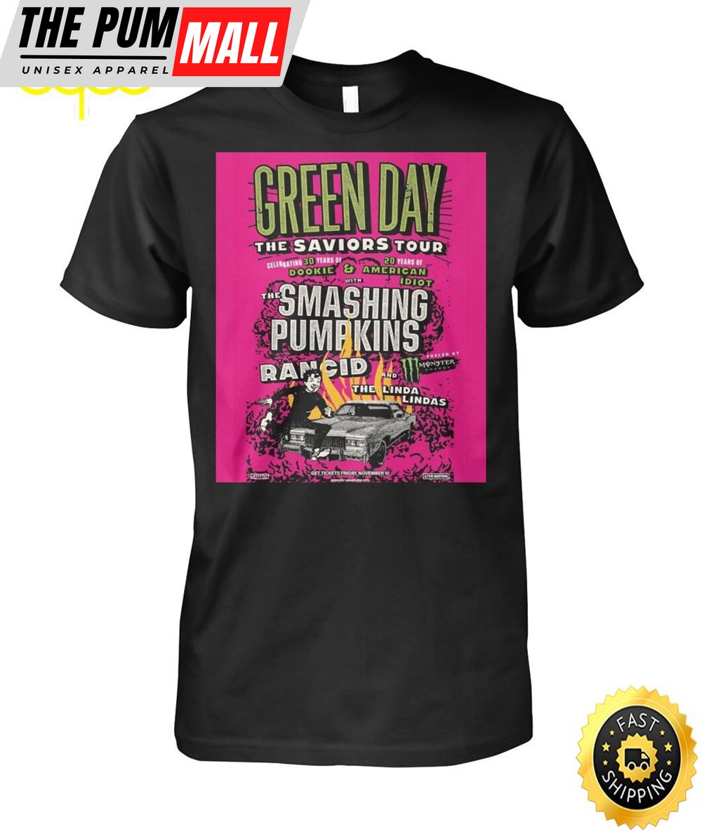 Green Day The Saviors Tour 2025 Shirt