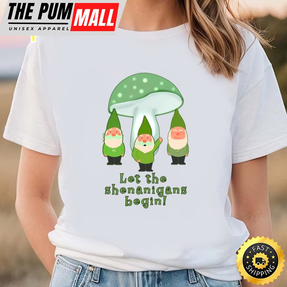 Green Gnomes St Patricks Day Shenanigans T-Shirt