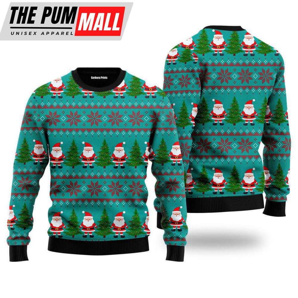 Green Santa Claus Merry Christmas Ugly Christmas Sweater – Gift For Christmas UH2280