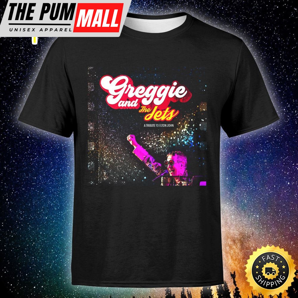 Greggie and the Jets – A Tribute To Elton John Friday, July 28 Tour 2025 Unisex T-shirt