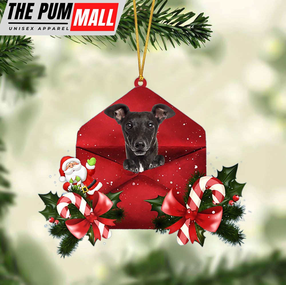 Greyhound Christmas Letter Ornament – Car Ornament – Gifts For Pet Owners Limited Edition