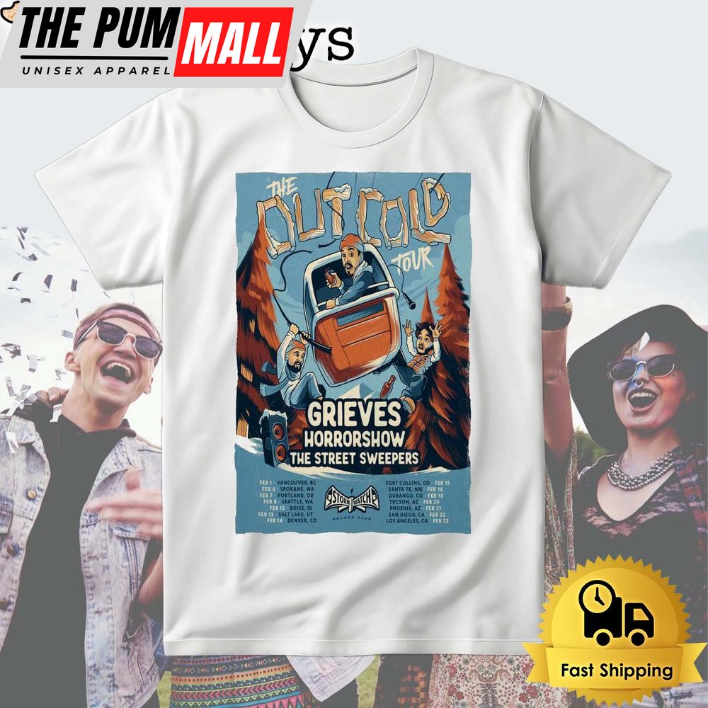 Grieves The Out Cold Tour 2025 T Shirt