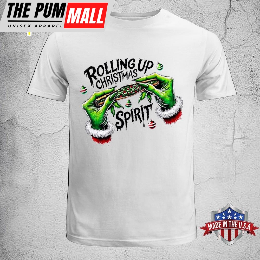 Grinch Christmas Hands Rolling Spirit Unisex T-Shirt