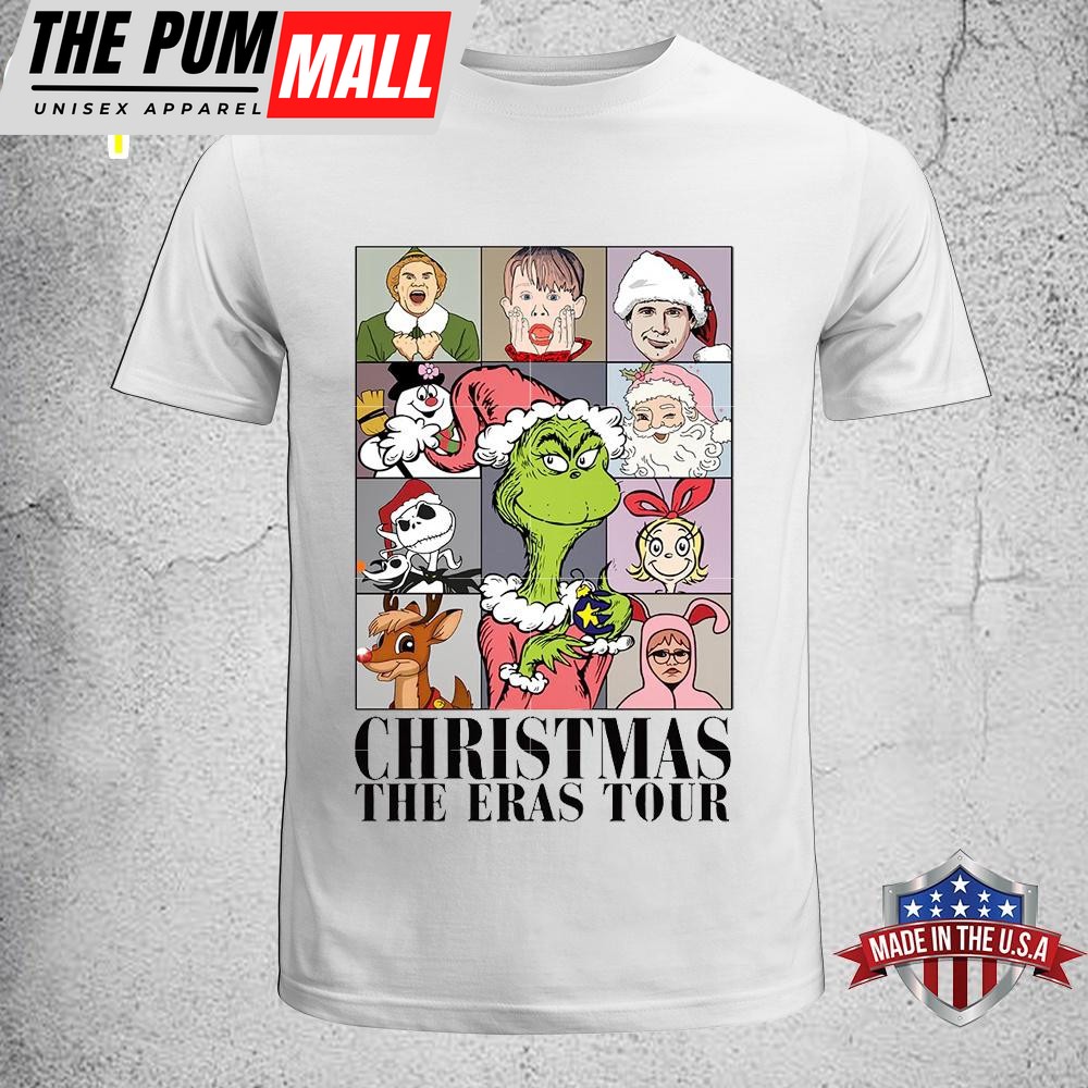 Grinch Christmas The Eras Tour Unisex T-Shirt