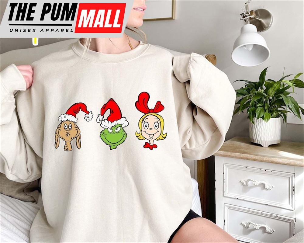 Grinch Cindy Lou and Max Sweatshirt, Cindy Lou Grinch ,Class Grinch Sweatshirt ,Grinchmas Sweatshirt Christmas Grinch T shirt.