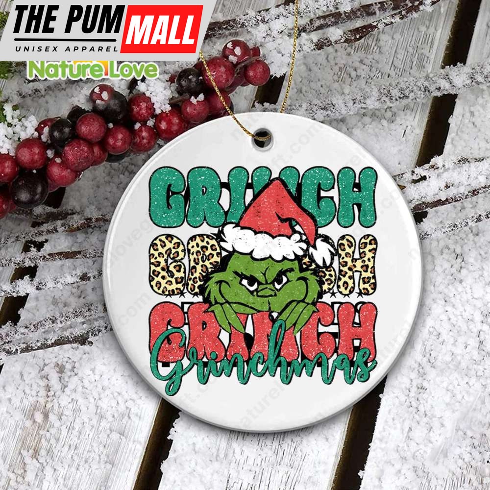 Grinch Green Face Grinchmas Ornament Grinch Christmas Decorations Limited Edition