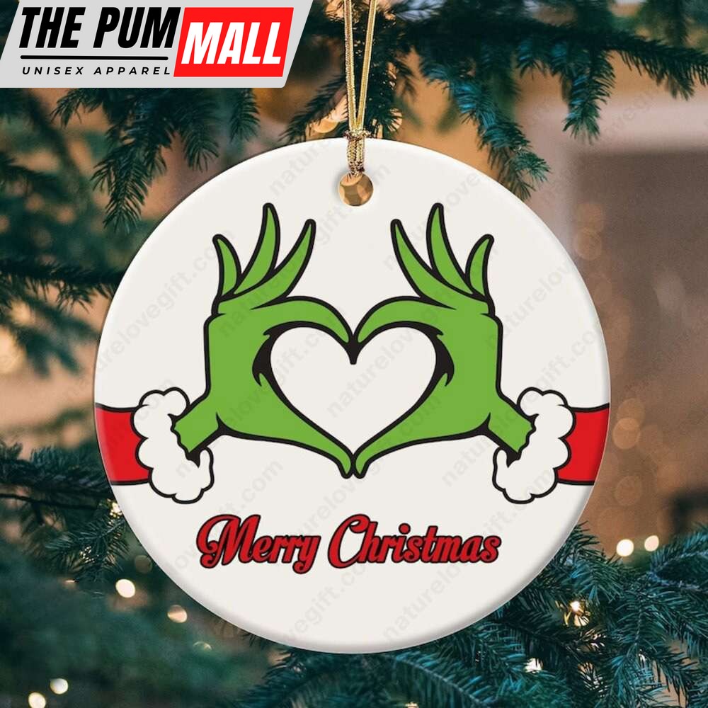 Grinch Love Xmas Merry Christmas Grinch Ornament Tree Decoration Limited Edition