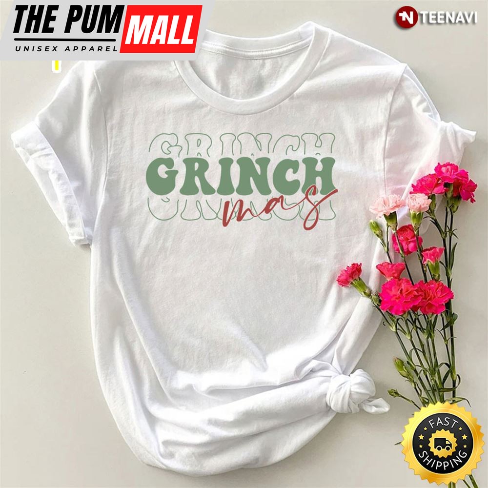 Grinch Mas Teacher Christmas T-Shirt