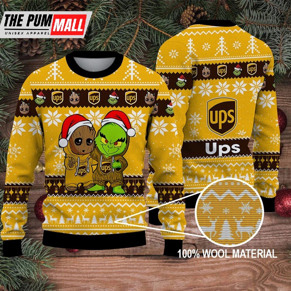 Grinch Movie 2025 The Grinch Merry Christmas Ugly Sweater ups