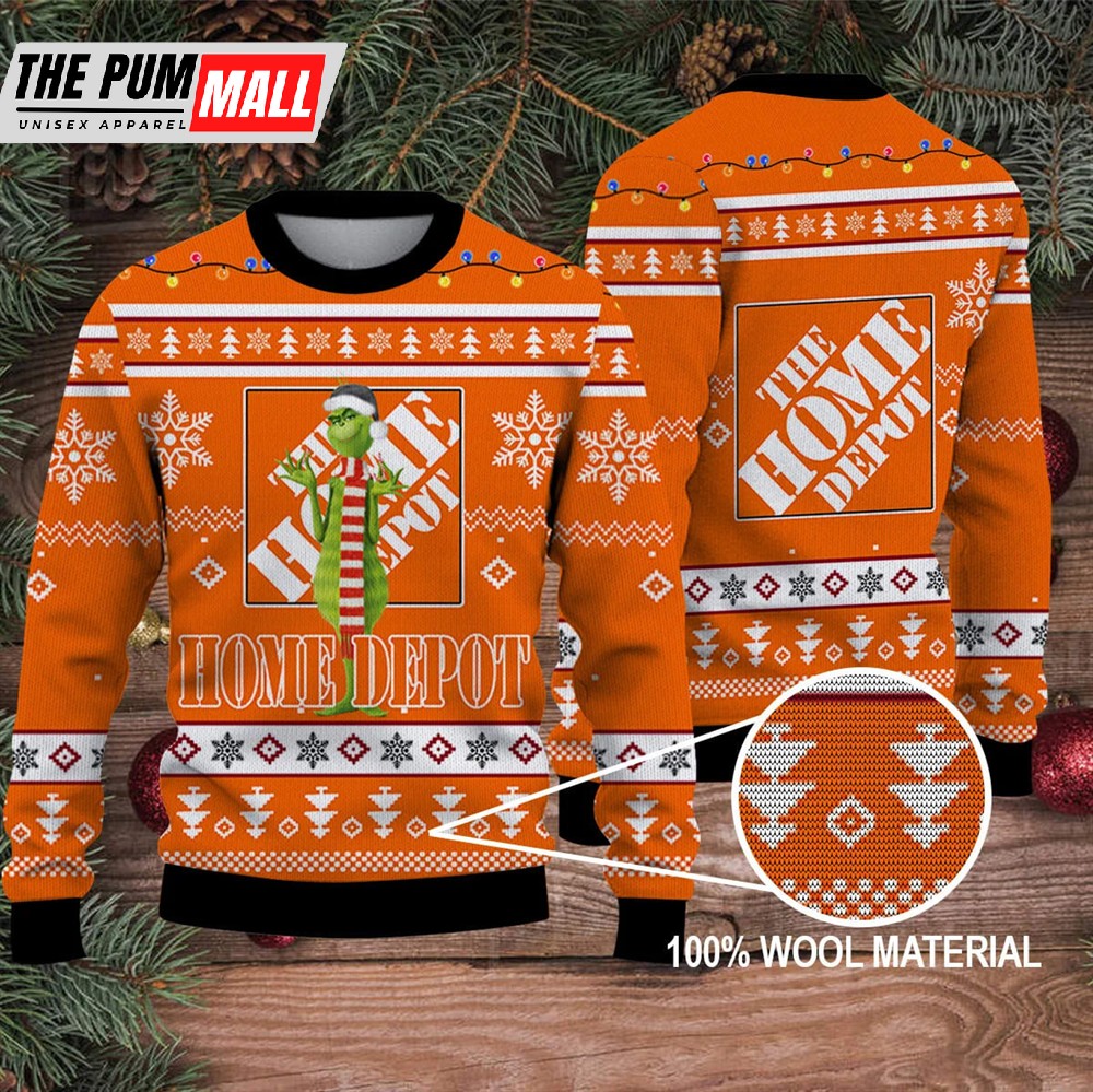 Grinch Movie 2025 Ugly Sweater home depot
