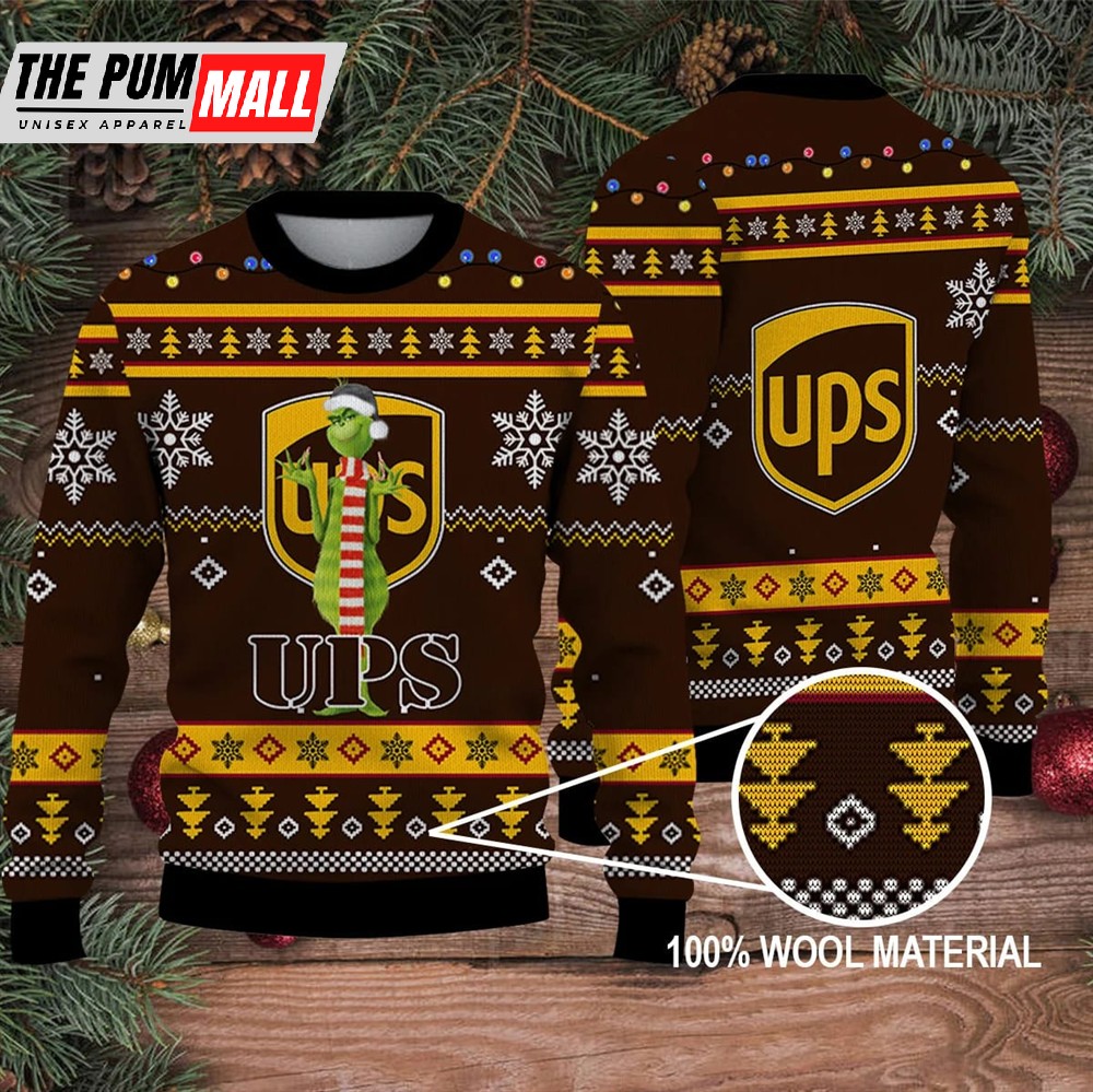 Grinch Movie 2025 Ugly Sweater ups