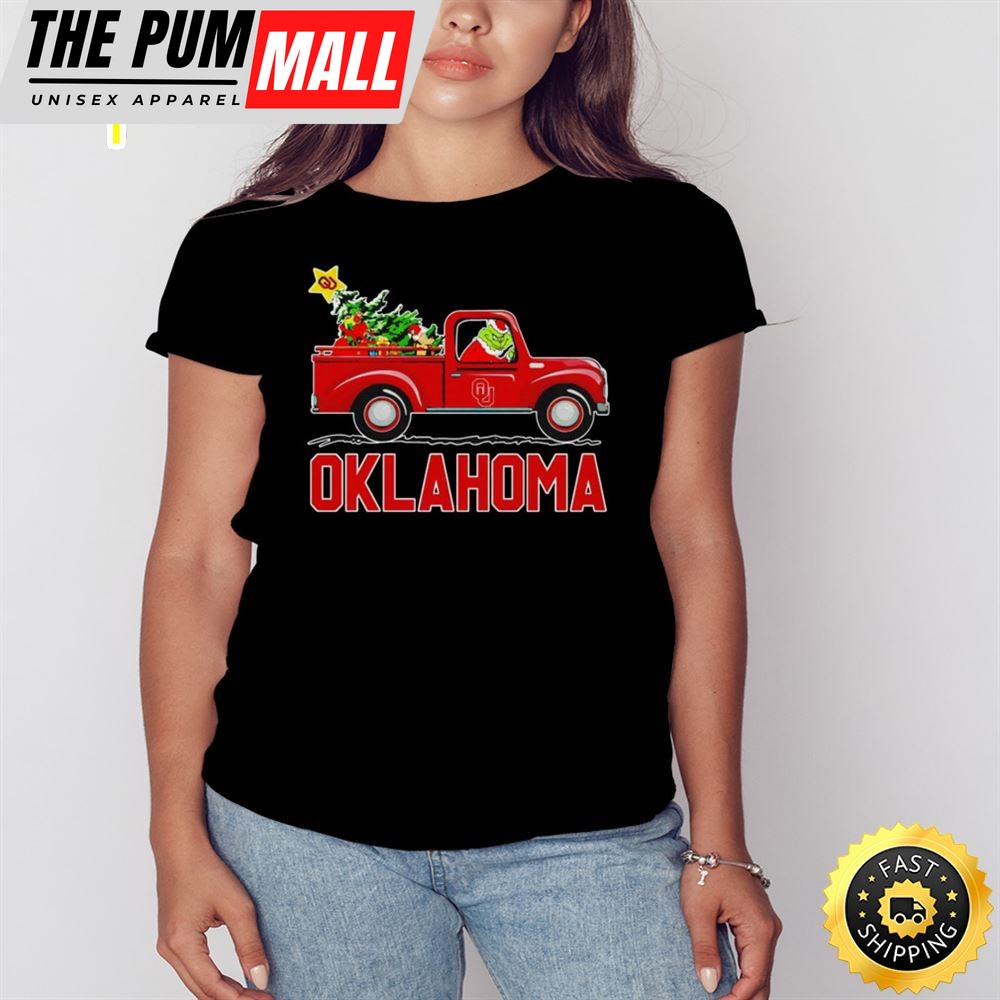 Grinch Oklahoma Sooners Driving Car Shirt