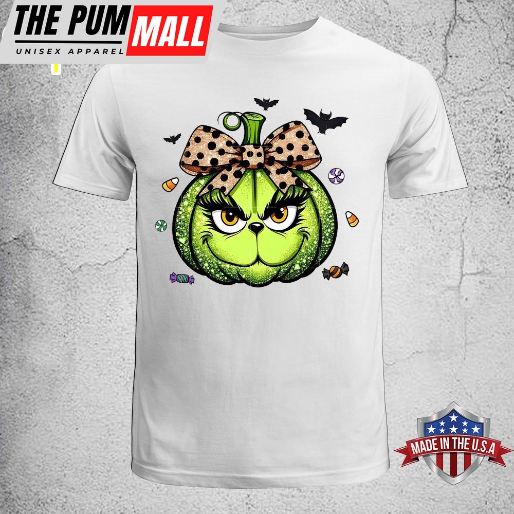 Grinch Pumpkin Unisex T-Shirt, Sweatshirt, Hoodie