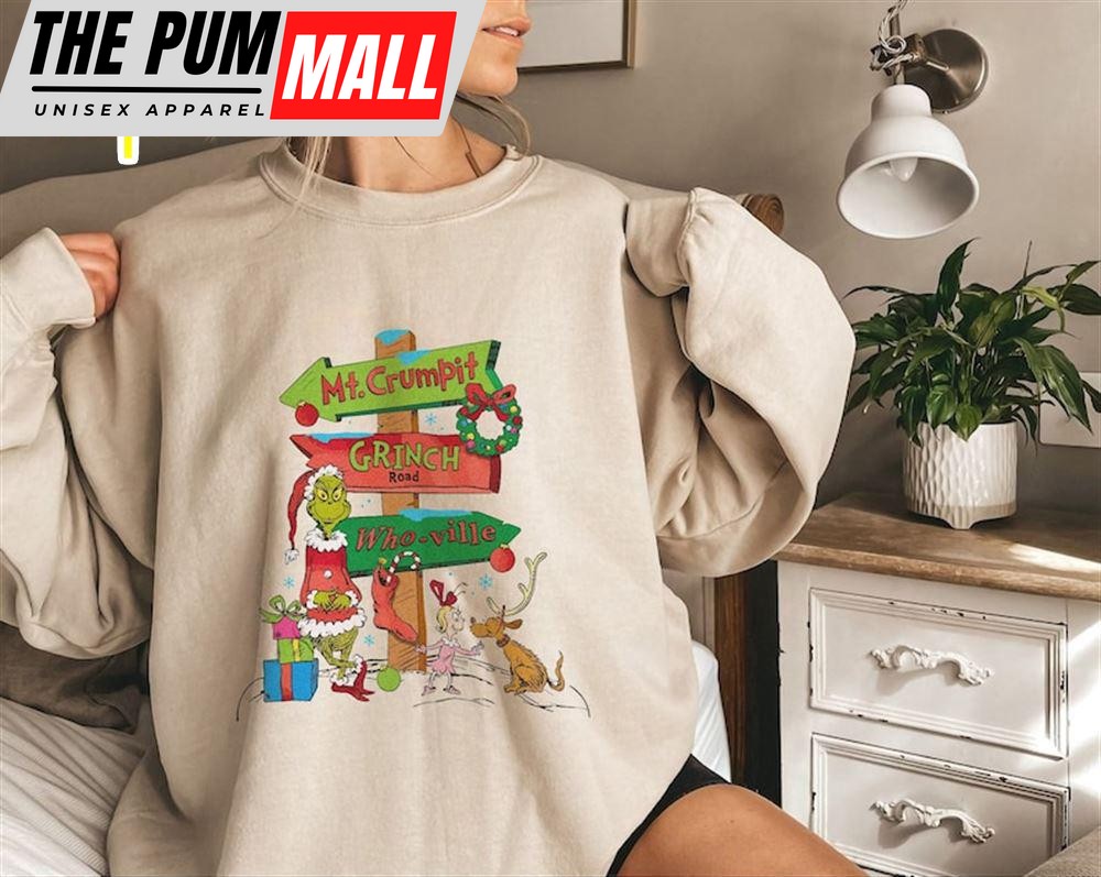 Grinch Road Shirt, Christmas Family Shirt, Mt. Crumpit Shirt
