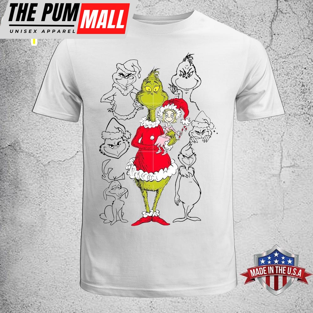 Grinch Santa Christmas Unisex T-Shirt