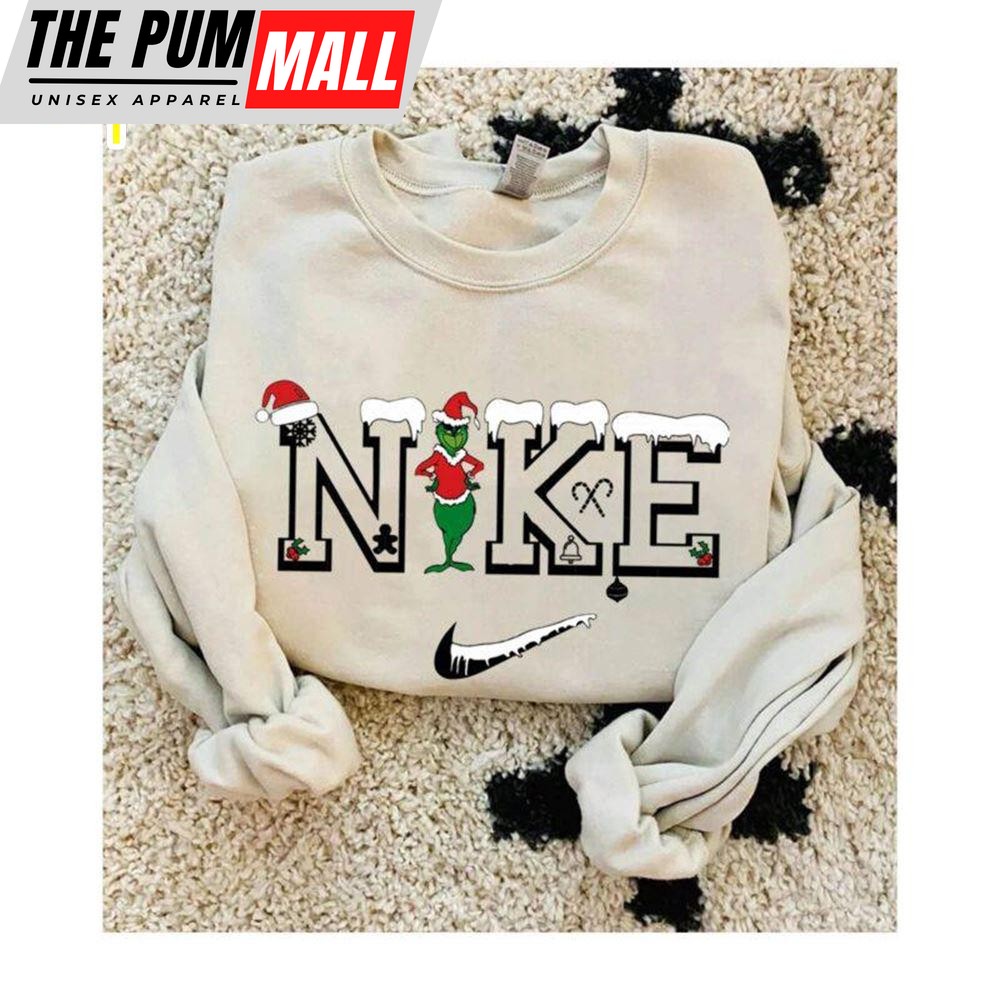 Grinch Snow Christmas Matching Vintage Nike Sweatshirts