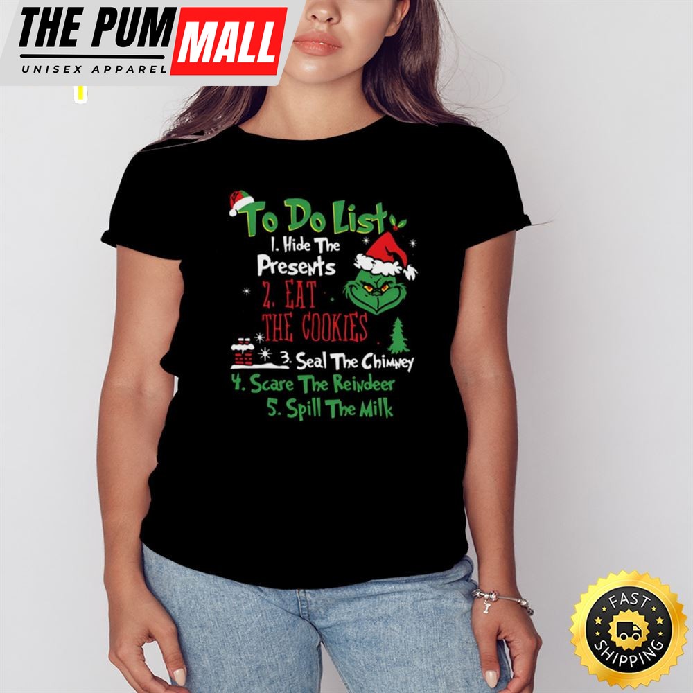 Grinch To Do List Shirt